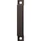 Ekena Millwork Premium 7"L x 1 1/4"W Pull Handle for 1 3/4" Doors, Bronze Texture GB6001PH407BZ - alternate 1